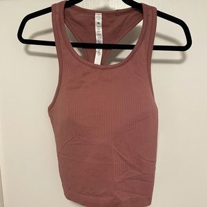 Lululemon ebb to street crop tank